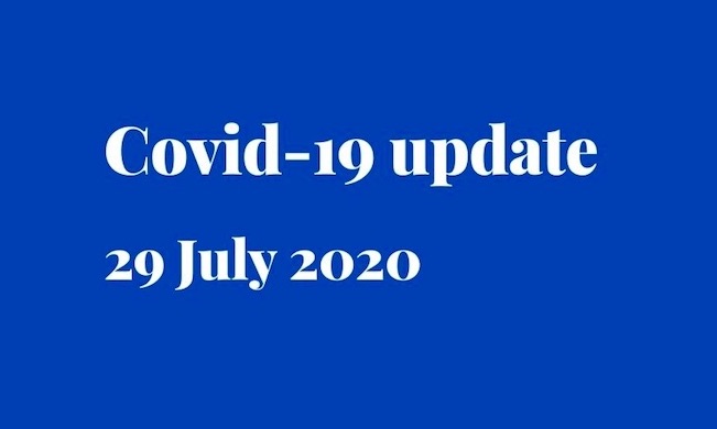 Covid-19 update - partners /support person